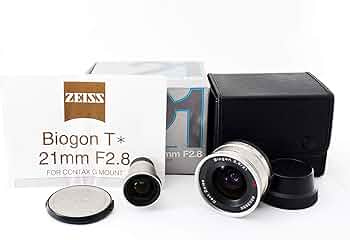 CONTAX　G　Biogon　T*　21mm　f2.8　BLACK　限定品 CONTAX Biogon T* 21mm F2.8 [G] + GF 21mm ファインダー | 東京